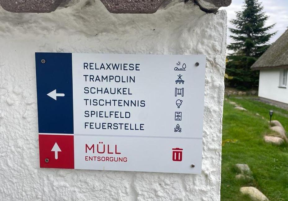 Reetferienhaus - Schaprode Hafen Exterior foto